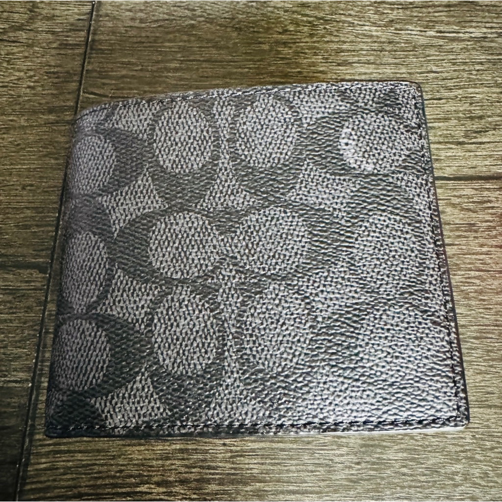 Coach 3 In 1 Men’s Wallet In Signature Canvas - Picture 3 of 8